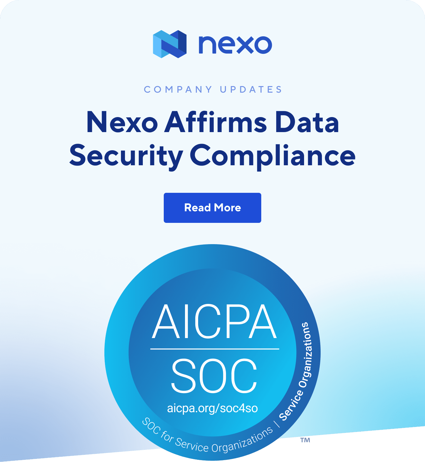 SOC 2 Audit Cements Nexo's Data Security Compliance