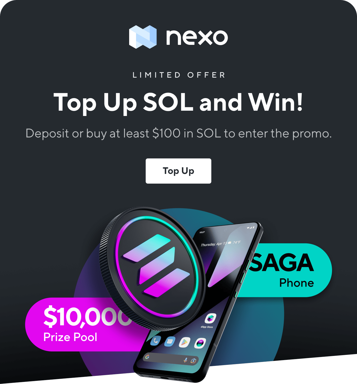Top Up SOL and Win! 